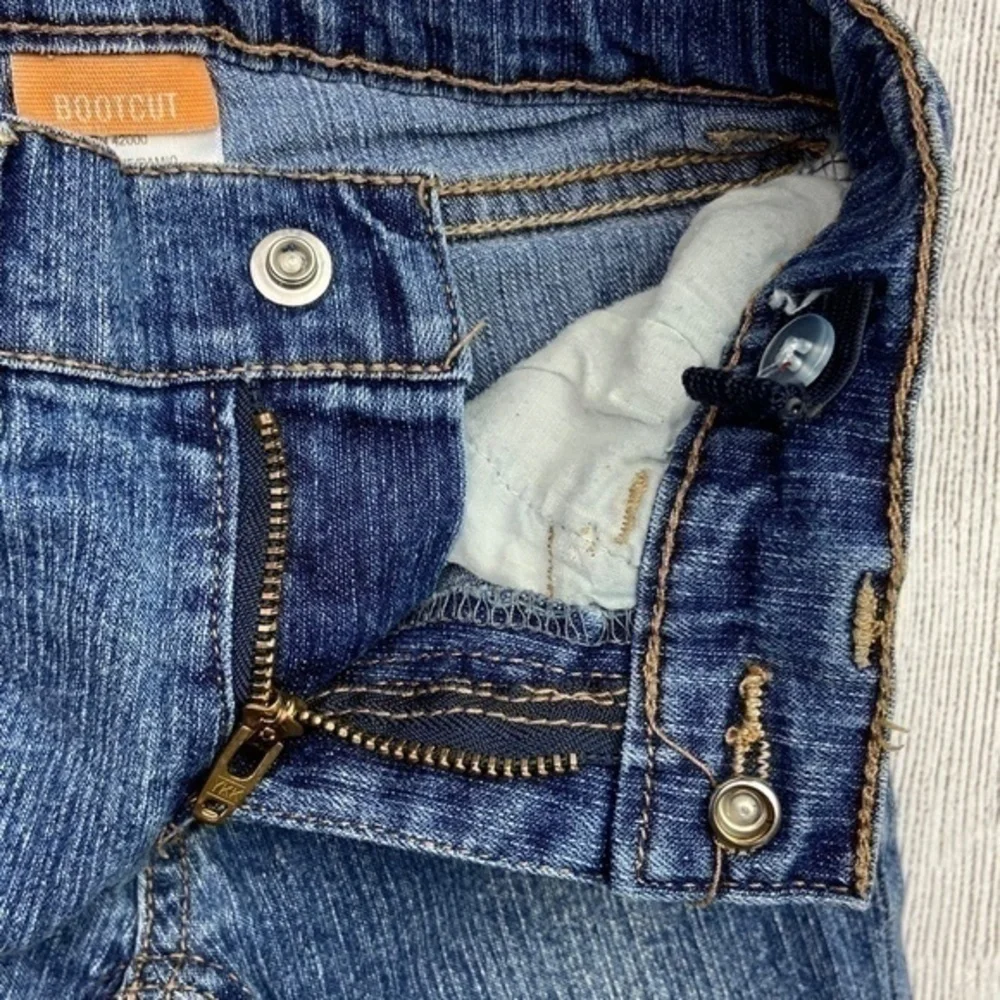 Basic Edition Girls Jeans Size 5 Bootcut Blue Denim Jeans